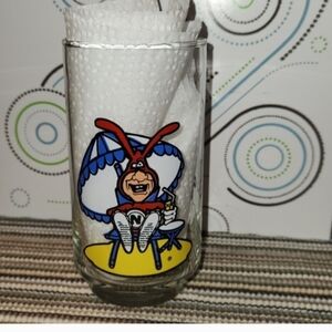 Vintage Domino's Mascot "The Noid" Glass